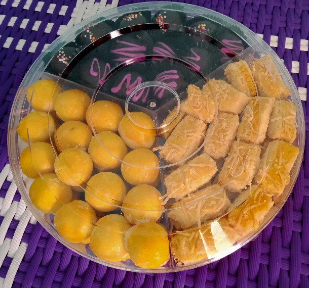 Stoples Kue Kering Sekat 3 Bulat - Golden Sekat 3 Bulat