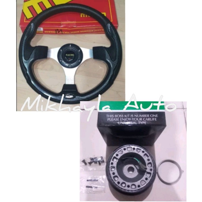 Paket Stir Racing + Bosskit Honda Brio (Kode Zk L K 009))