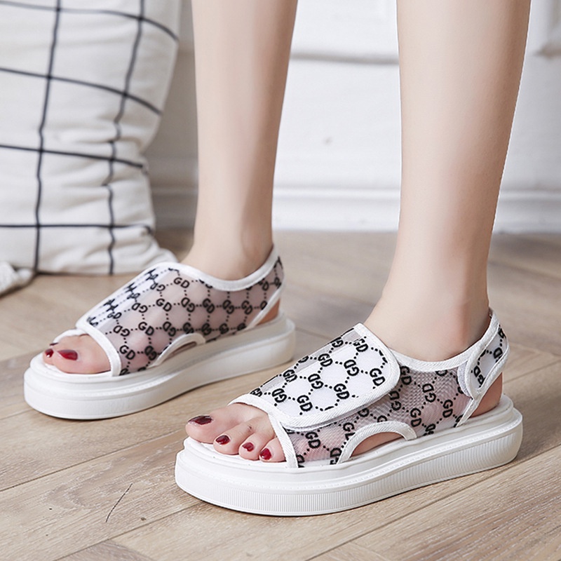 [DUNIA FASHION] Sepatu Sandal Wedges Wanita Import Premium Quality DF 542