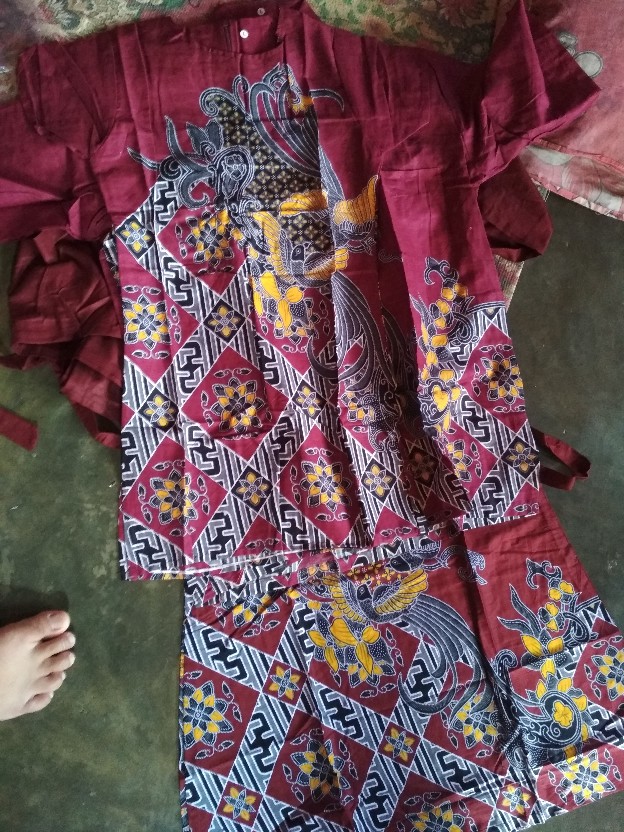 Bisa Pisah Batik Couple Keluarga Sania Ruffle Ori Ndoro Jowi Termurah Di Shopee