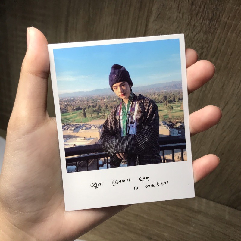 hyunjin go live polaroid photocard pc