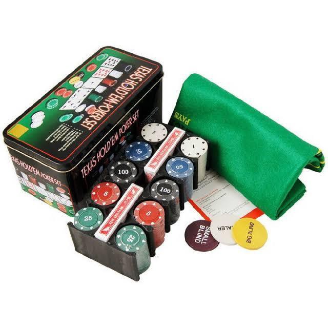 Chip Poker Texas Hold'em Poker Set Style 1 Set 200 Chip