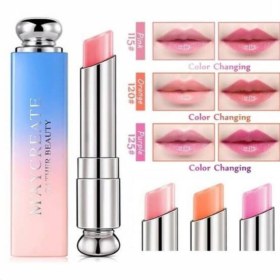 Mycreate Lipbalm Berubah Warna sesuai PH tubuh Lipstik MAYCREATE Temperature Change sesuai PH tubuh