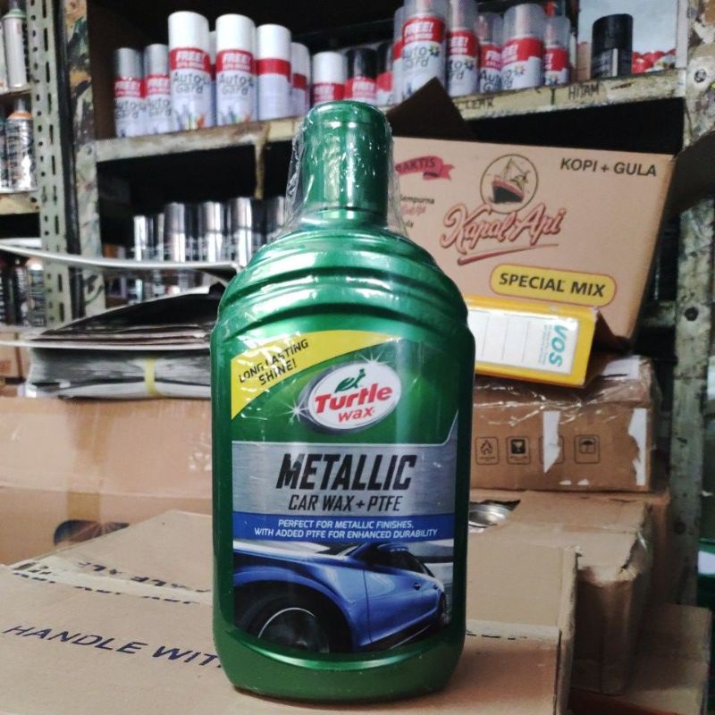 Turtle Wax Metallic Car Wax + Ptfe 500 Ml