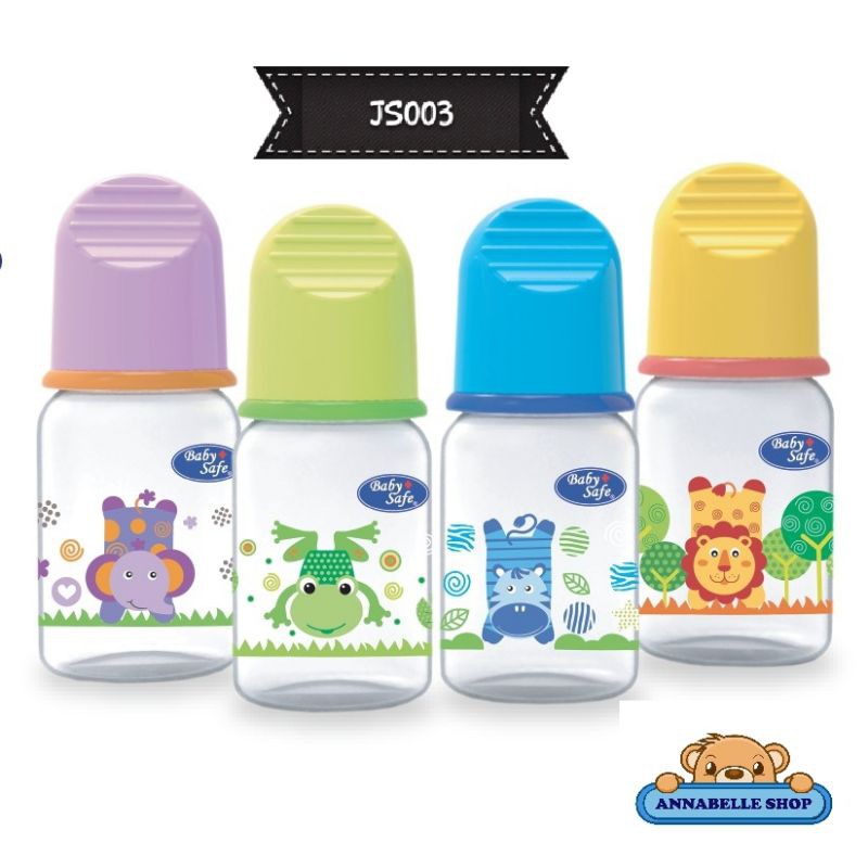 Baby Safe Botol susu bayi 125ml 250ml Babysafe JS001 JS002 JS003 JS004 embossed