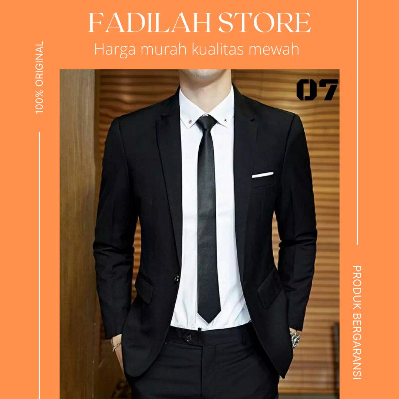 Jas Blazer Pria Formal Slimfit - Jas Wisuda - Jas Nikah - Jas kerja