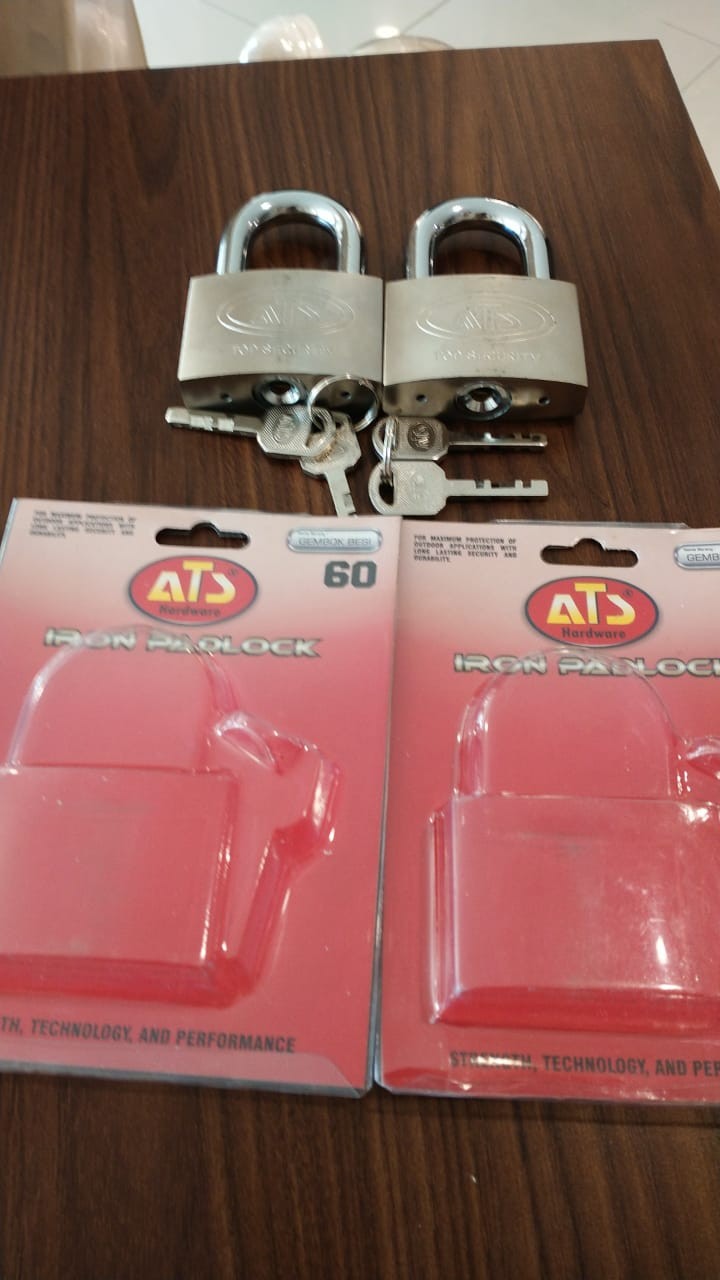 Gembok Pagar Rumah Toko Ats 60mm Pendek Ori
