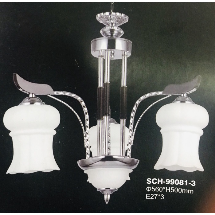 LAMPU GANTUNG/HIAS/MINIMALIS/BUNGA 3 LAMPU