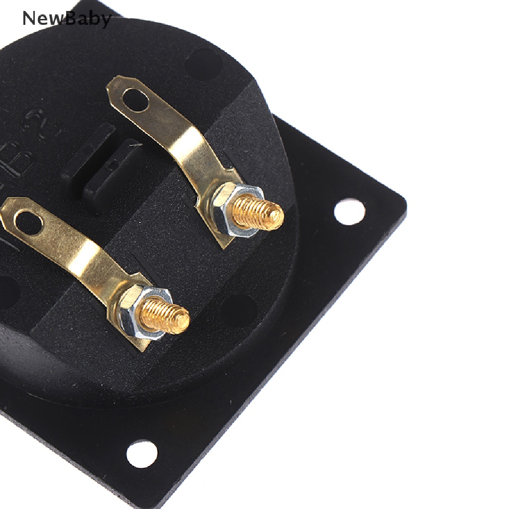 NewBaby 1Pc 50mm Round Cup Subwoofer Plug Car Stereo Speaker Box Terminal Connector ID