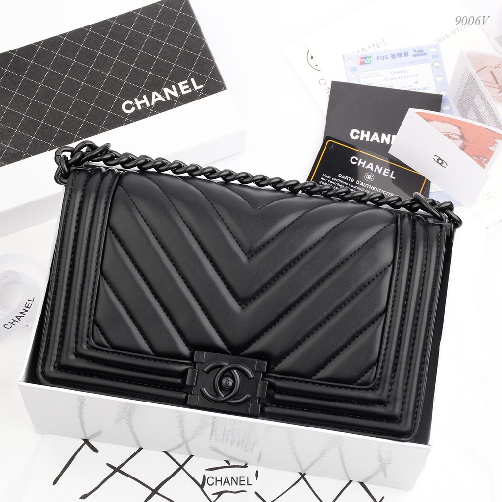Chanel Boy Chevron 9006V W