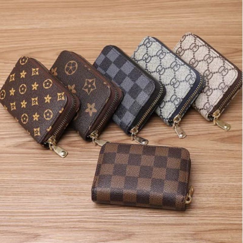 (12 Slot) Dompet Kartu Card Holder L*V IMPORT 3 Motif