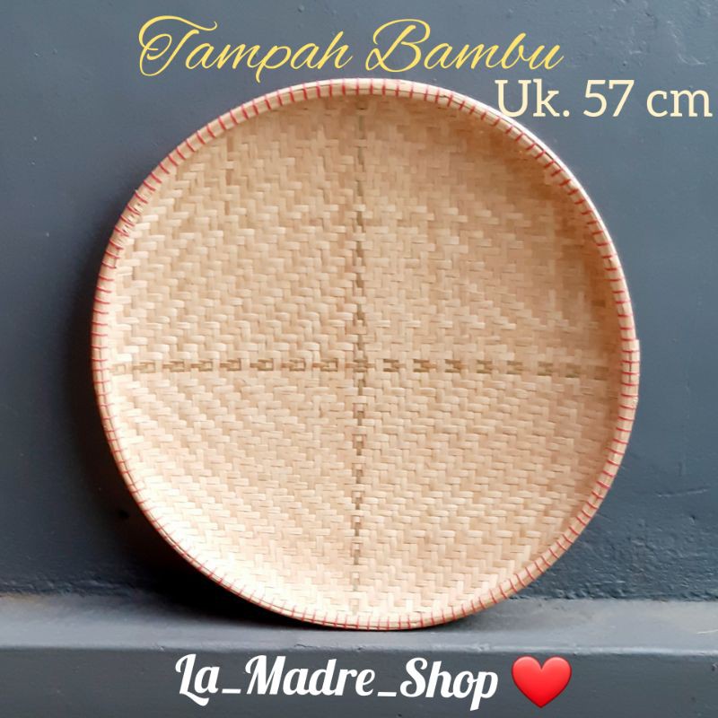 TAMPAH BAMBU Nampan Nyiru  Uk 57 Cm H Murah Shopee Indonesia