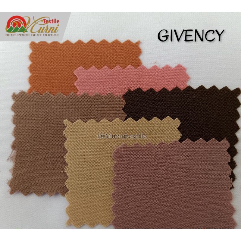 Kain GIVENCY/ kain gamis/dress/tunik/kain polosan
