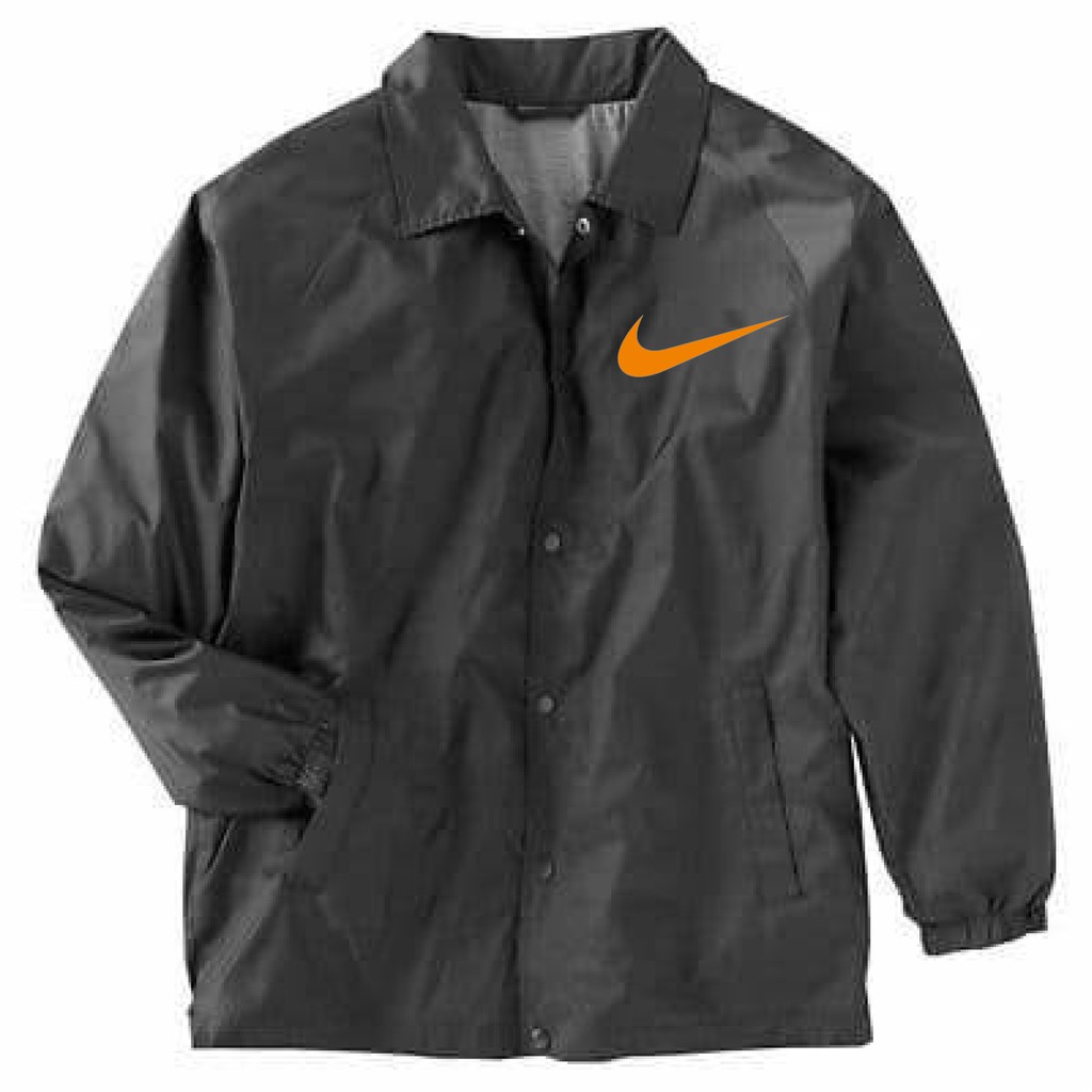 Jaket Coach pria wanita NIKE Logo Orange jaket coach polos - Jaket Parasut Pria / Jaket Anti Air