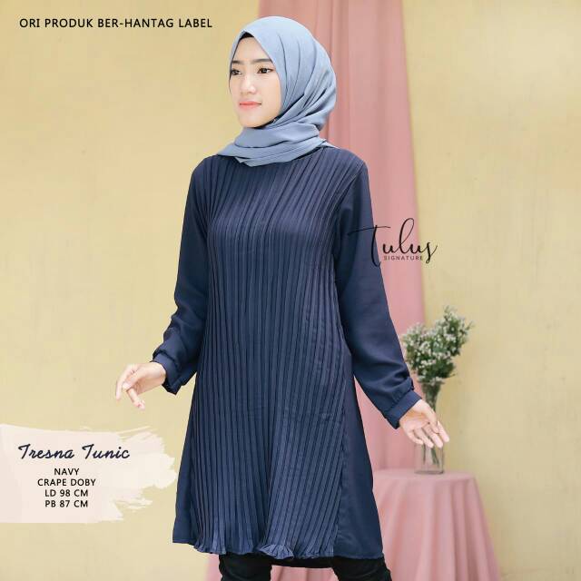 Tresna Tunik matt crape doby