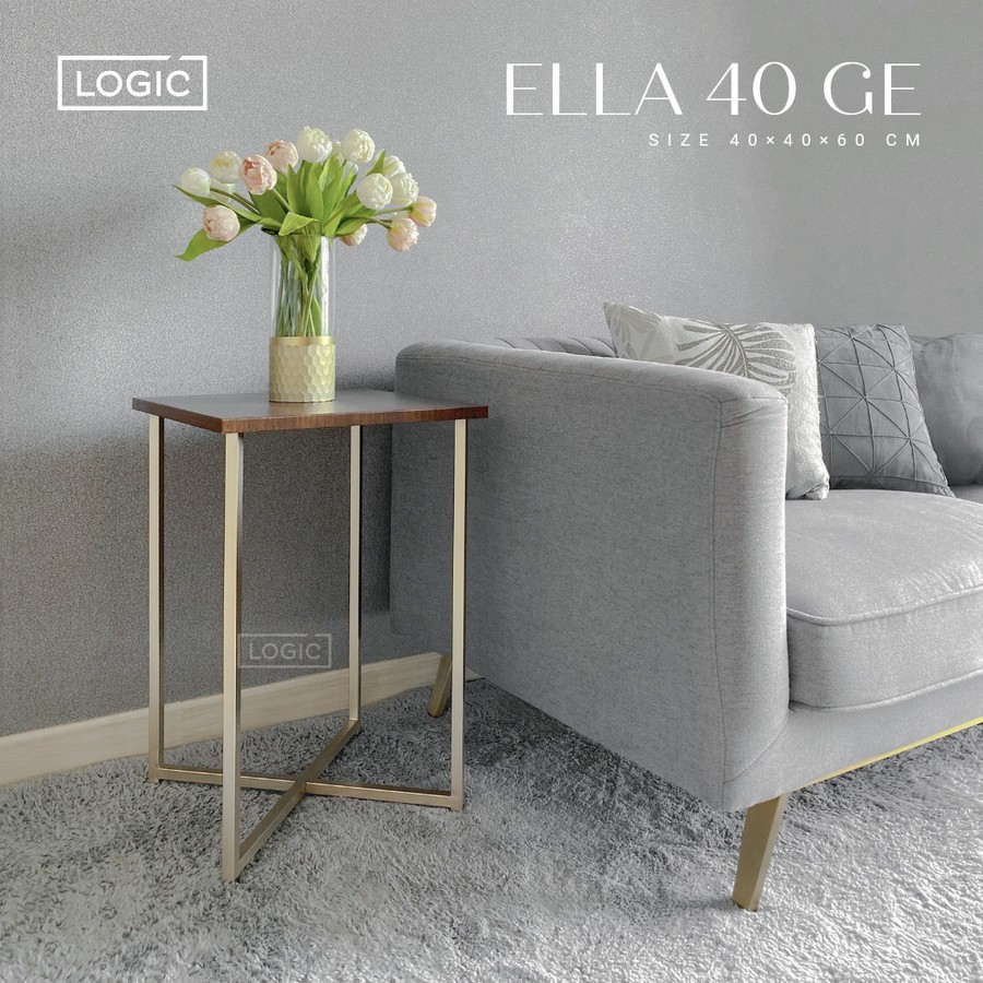 Meja Meja Kopi Meja Sofa Coffee Table Meja Kecil Meja Sudut Logic Ella 40 Ge Shopee Indonesia
