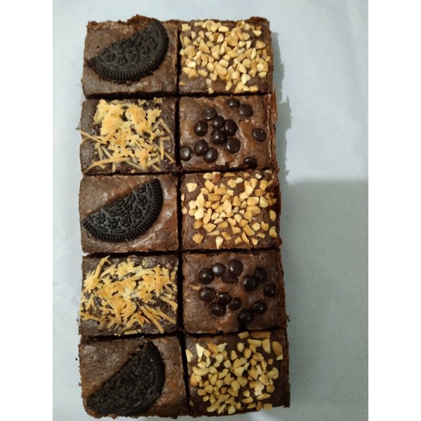 

fudgy brownies ukuran 20x10