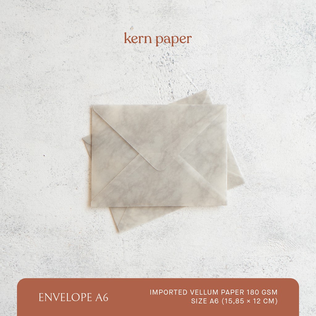 

Kern Paper Amplop C6 A6 Black Sky Vellum | Amplop Undangan Kartu Ucapan Kalkir