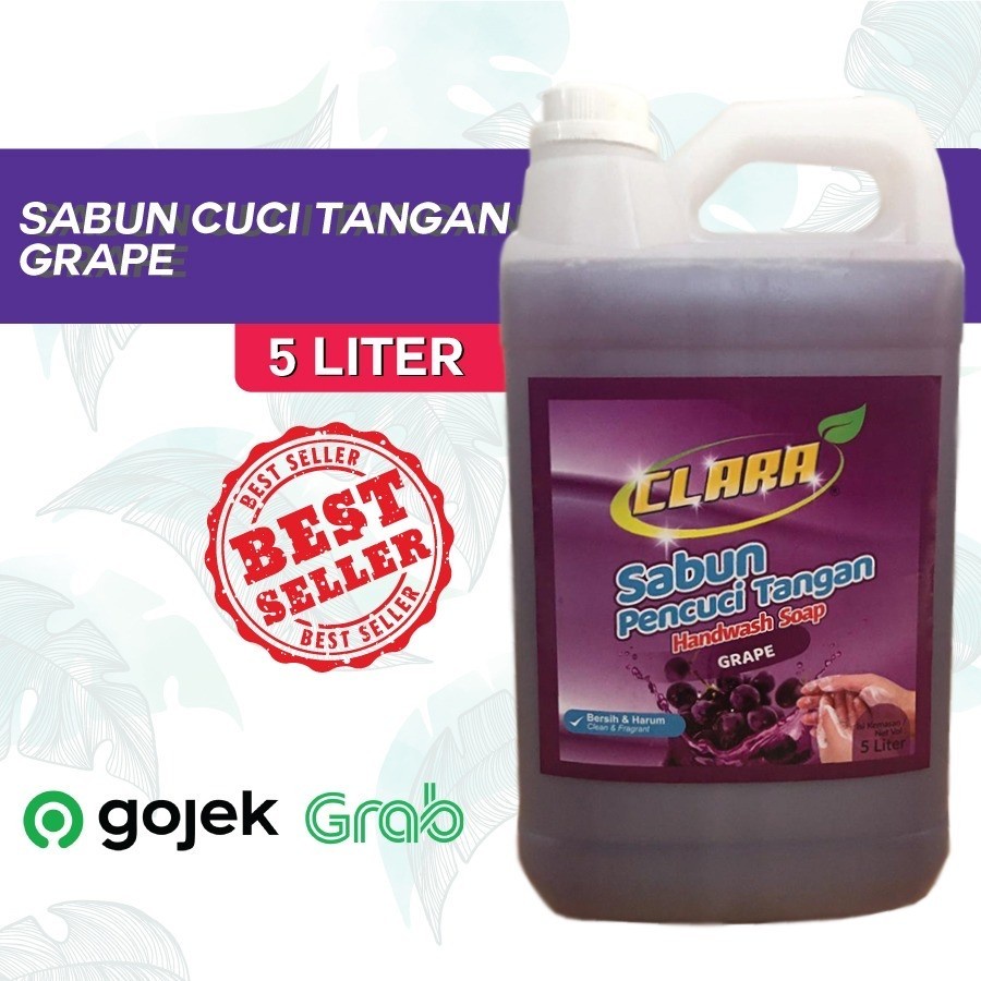CLARA Sabun Cuci Tangan Anggur / Grape 5 Liter