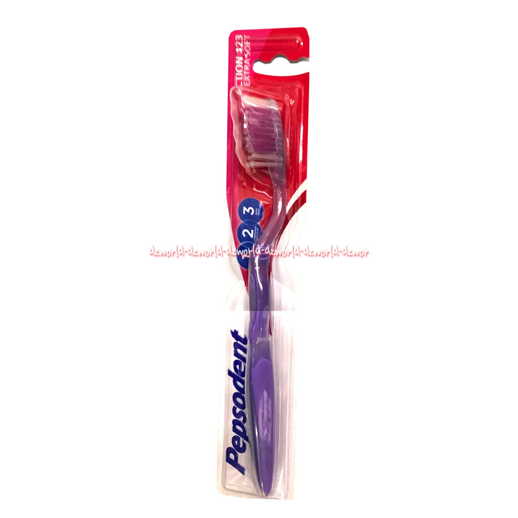 Pepsodent Action 123 Sikat Gigi Extra Soft dengan 3 fungsi utama dalam membersihkan gigi