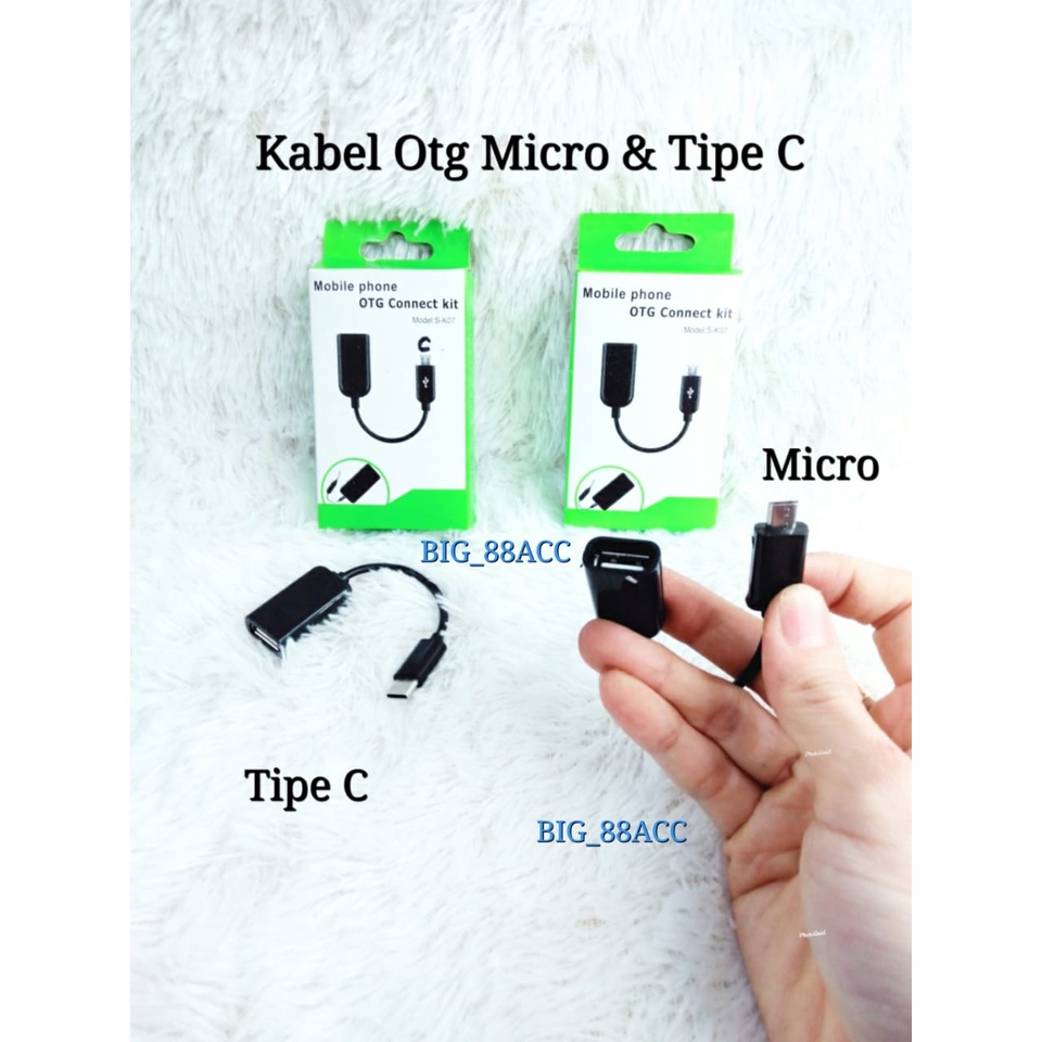 Kabel Otg Micro & Tipe C