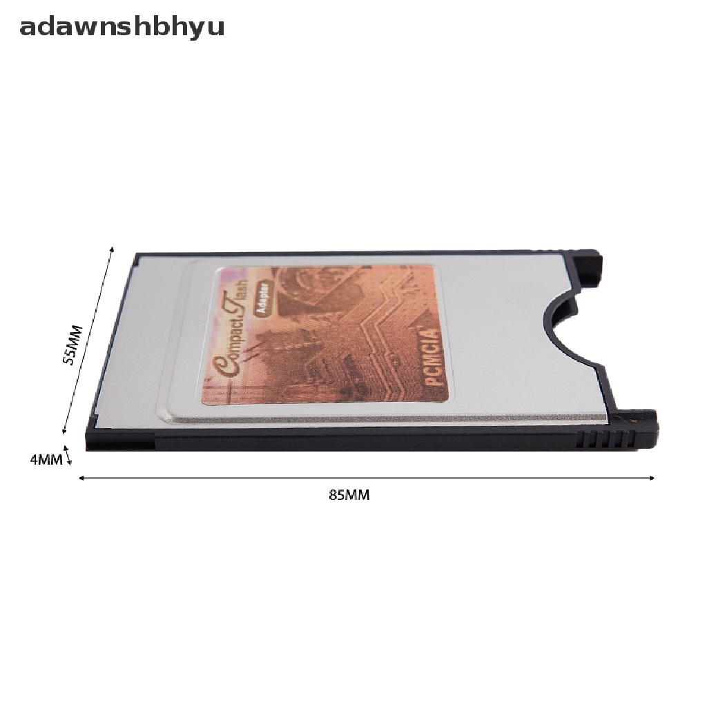 Adawnshbhyu Compact Flash CF to PC Card PCMCIA Adapter Cards Reader Untuk Laptop Notebook