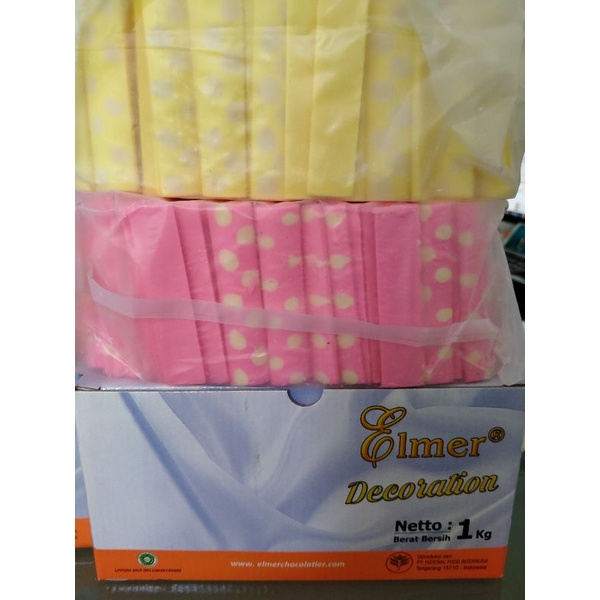 ELMER CHOCO STICK POLKADOT  / COKLAT STIK POLKADOT repack 100gram