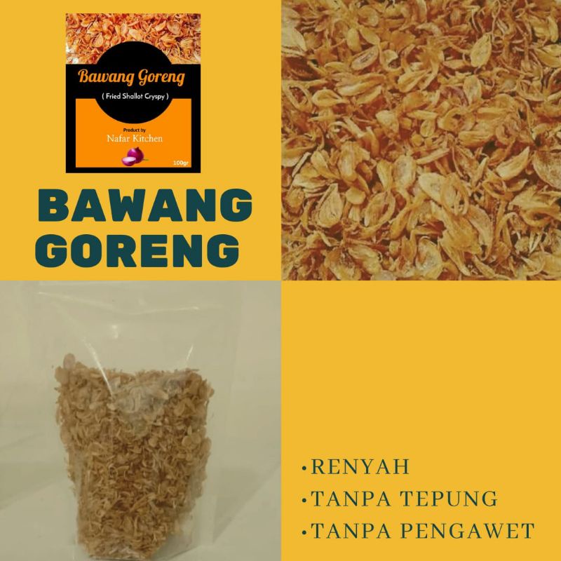 

Bawang Goreng Tanpa Tepung Original Bagor Brebes Sumenep