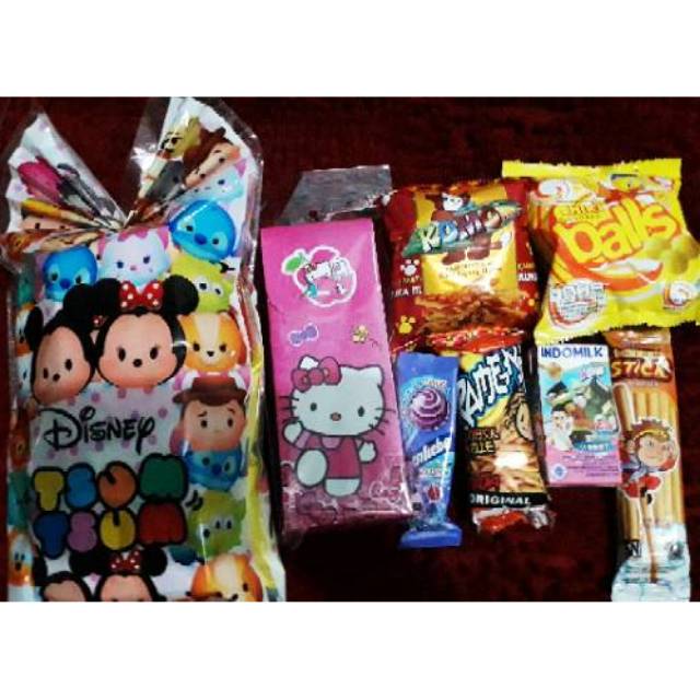 

Paket snack ulang tahun plus souvenir