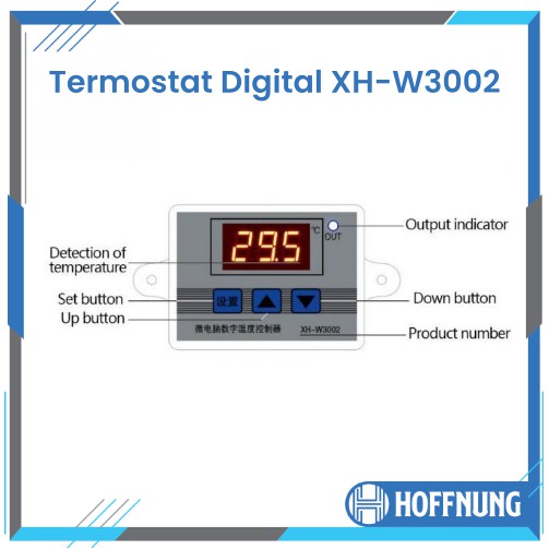 Thermostat XH-W3002 Termostat W3002 Digital  220V AC Temperature Controller