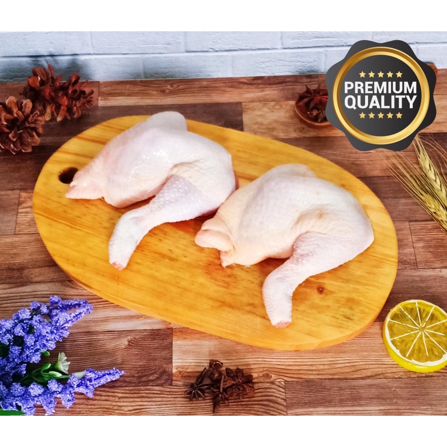 Paha Utuh Ayam Organic Lacto Farm 600 - 700gr (Ayam Organik)