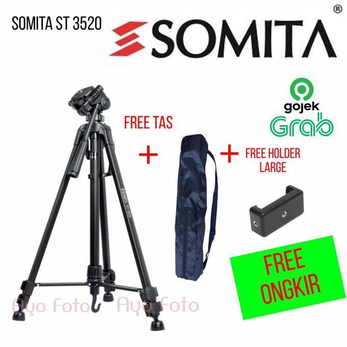 Free Tas Dan Holder Hp - Tripod Somita St-3520 3520 Keranjangmaryam45