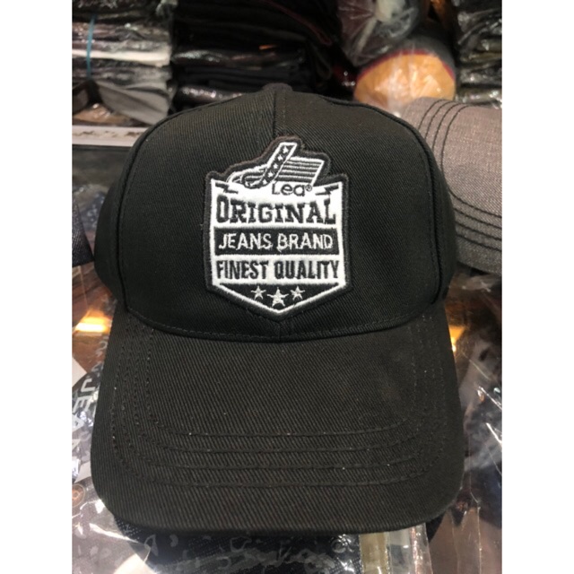 TOPI LEA JEANS BLACK ORIGINAL TERBARU