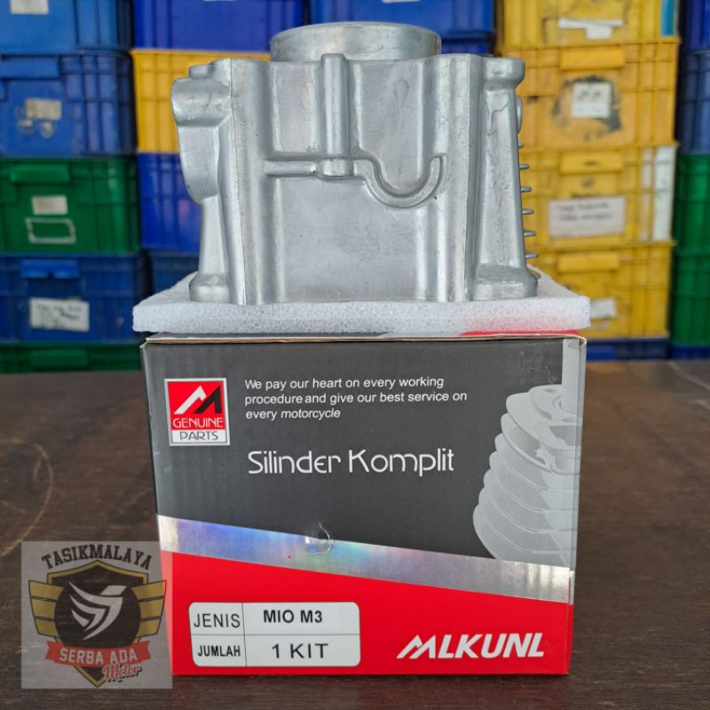 BLOK SEHER ASSY + PISTON MIO MIO M3,FINO 125, SOUL GT 125 MLKUNL