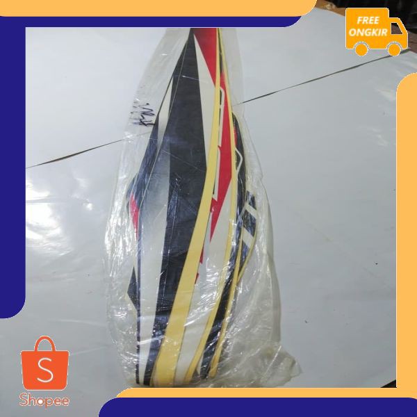 Stiker Body & Lis Bodi & Striping Mio Gt 2014 Merah Hitam