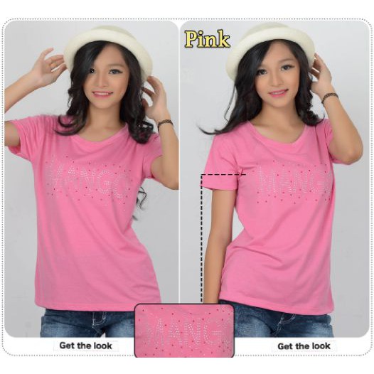 Baru [Blouse Mango Pink SW] blouse wanita spandek pink