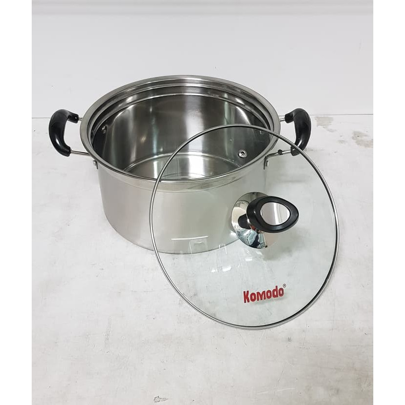 Stainless Cooking Pot - Panci Soup Komodo 24 cm