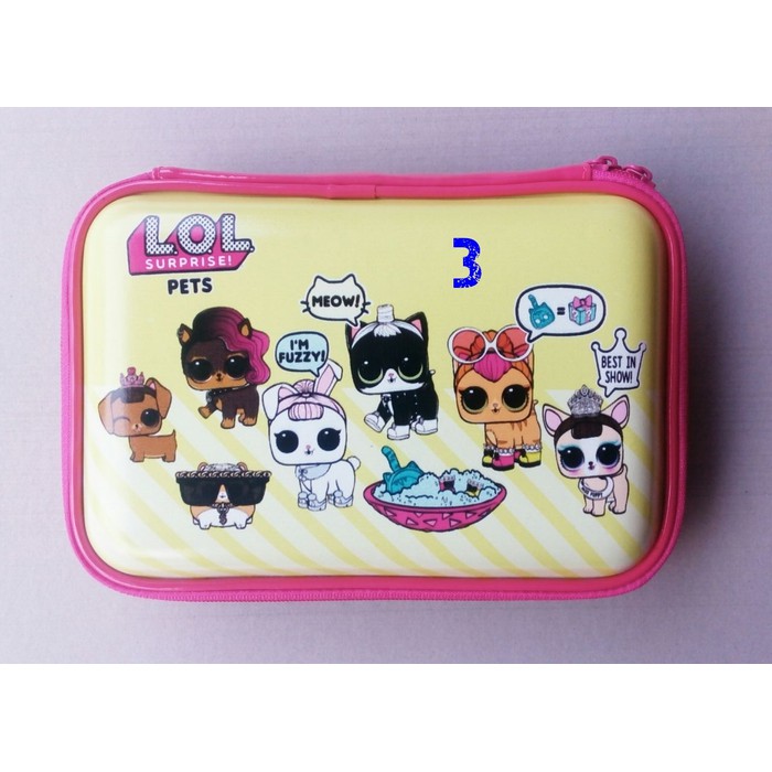 

HPO (Hard Pencil Case Organizer / Tempat Pensil LOL ) Model Smiggle Lucu