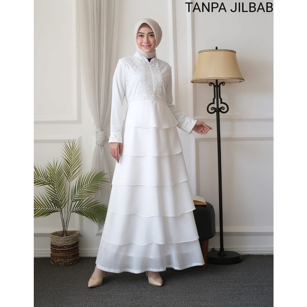 BAJU GAMIS PESTA WANITA PREMIUM BAJU GAMIS WANITA KEKINIAN GAMIS CERUTI BUTIK BISA COD