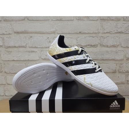 PROMO SPESIAL Sepatu Futsal Adidas ACE 16.3 White Gold S31951 Original OLAHRAGA FUTSAL JOGGING LARI