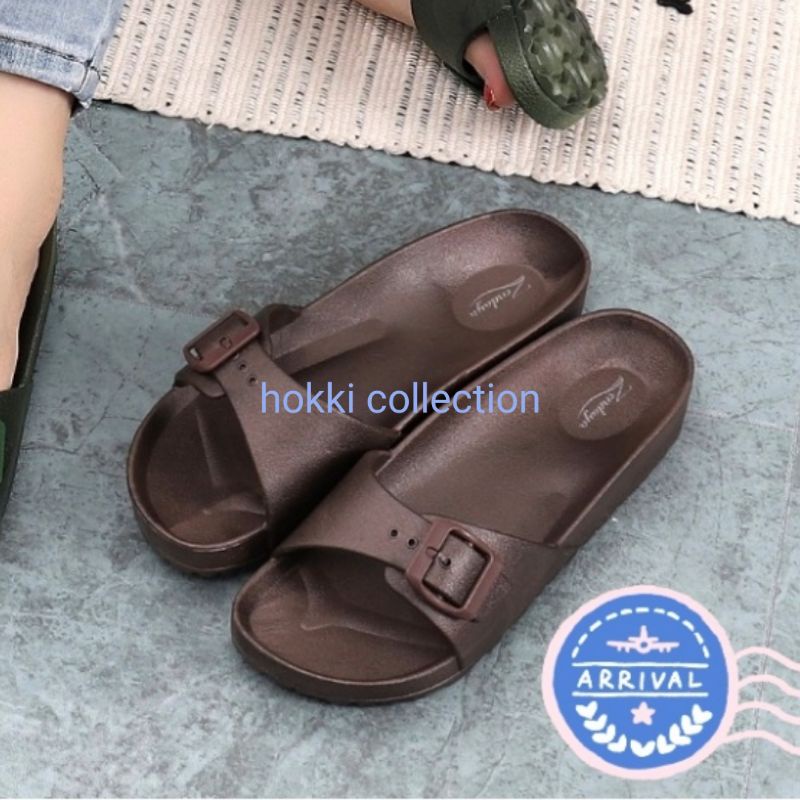 Sandal selop karet wanita BALANCE  HOT 2022 import