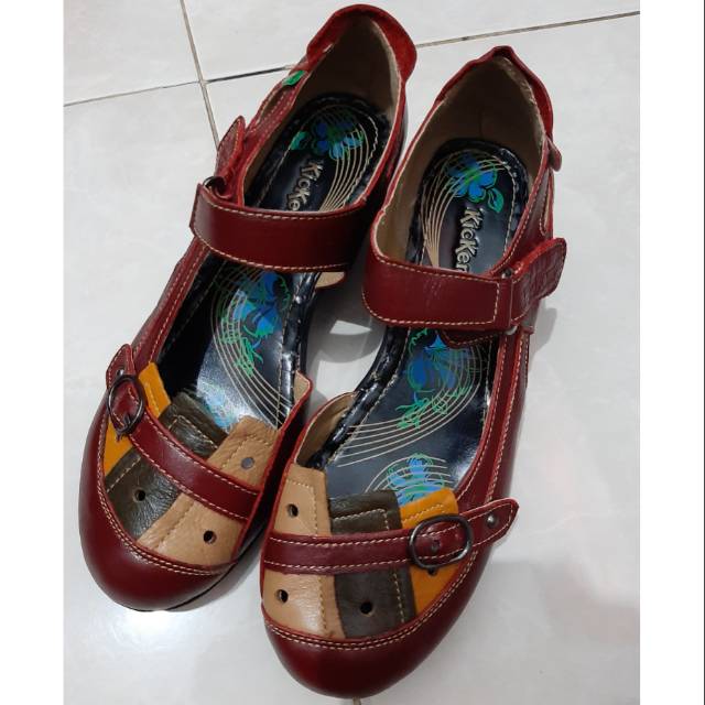 ORIGINAL Preloved Sepatu Kickers Red Second Shoes Ori Bekas size 39 merah