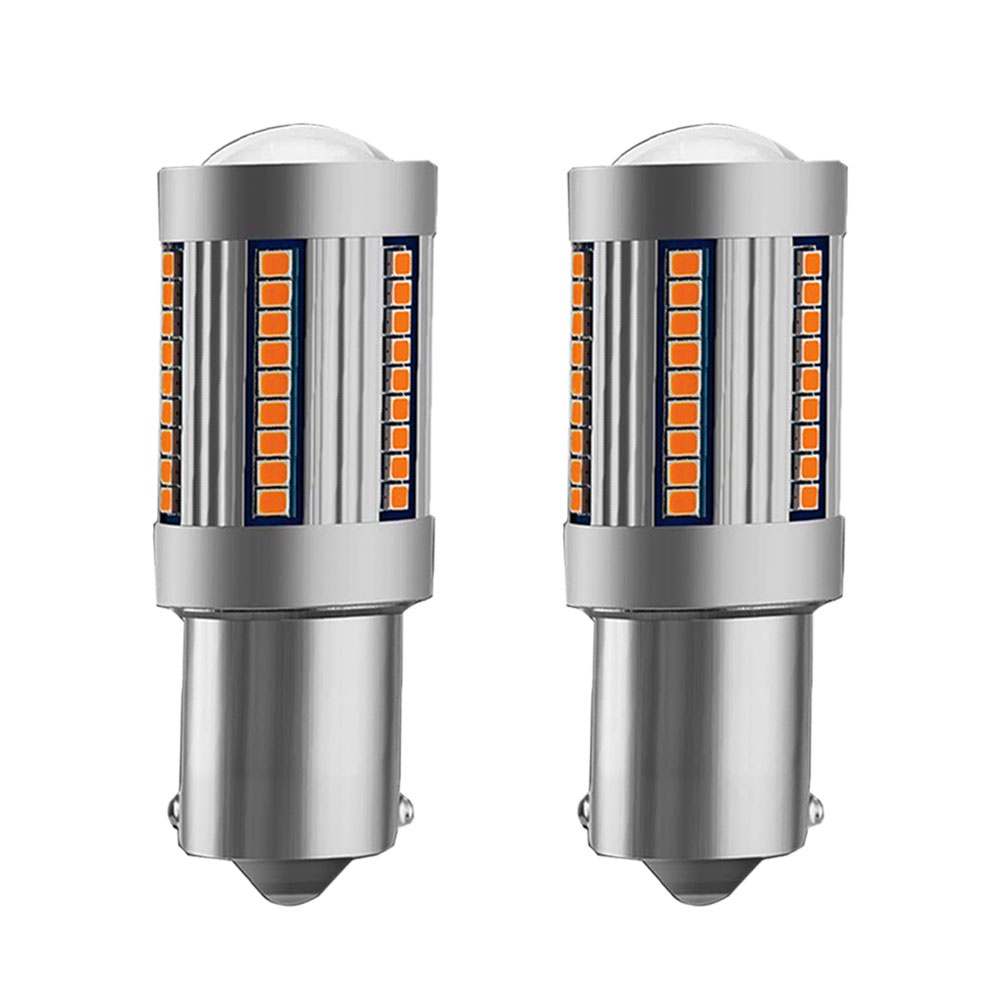 2pcs Lampu Led Canbus 1156 BA15S P21W BAU15S PY21W 7440 T20 992 Untuk Sein