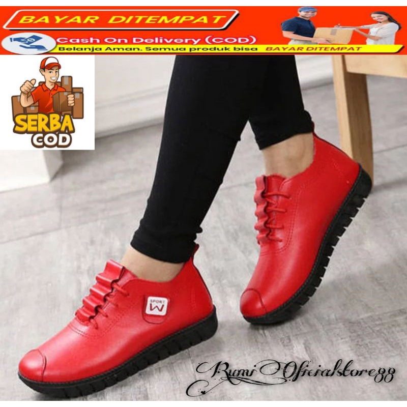 TmO - 8.8 Sale sepatu wanita sneakers fashion women One Walk Trendy