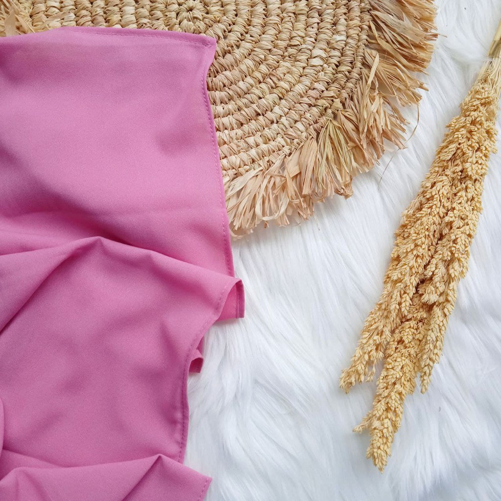 PROMO Pashmina Instan Tali Diamond Italiano 150x75cm-Pash 150.Tali Salmon