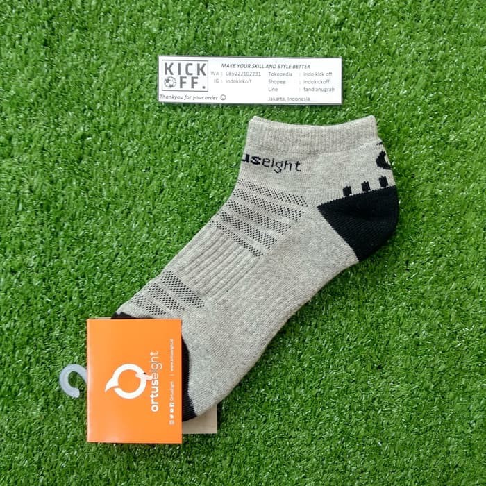 KAOS KAKI SEKOLAH/ KAOS KAKI OLAHRAGA ORTUSEIGHT SWIFT SOCKS A - GREY