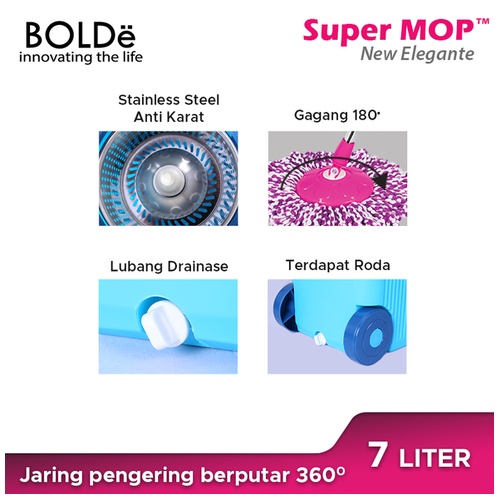 Bolde Super Mop ELEGANTE Alat Pel Serbaguna