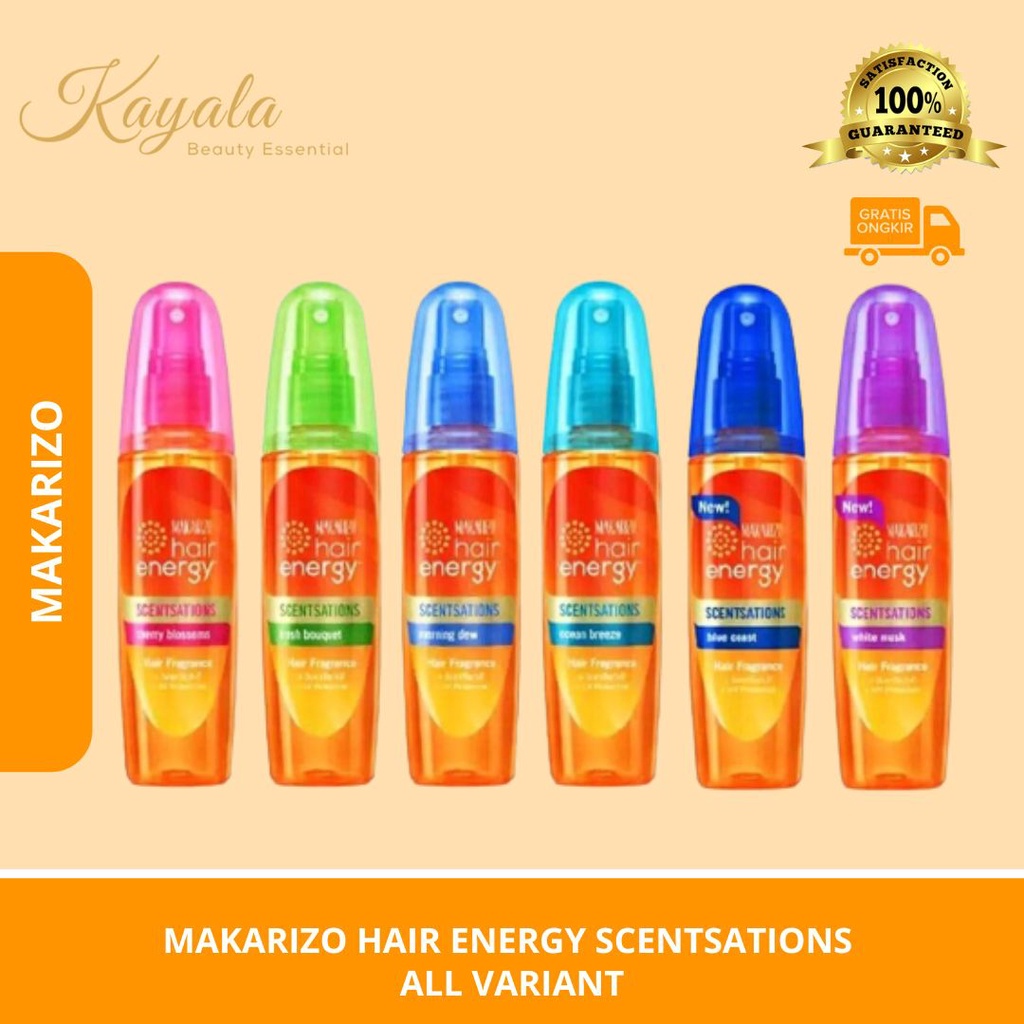 MAKARIZO HAIR ENERGY SCENTSATIONS - VITAMIN RAMBUT MAKARIZO - PEWANGI RAMBUT MAKARIZO - PARFUM RAMBU