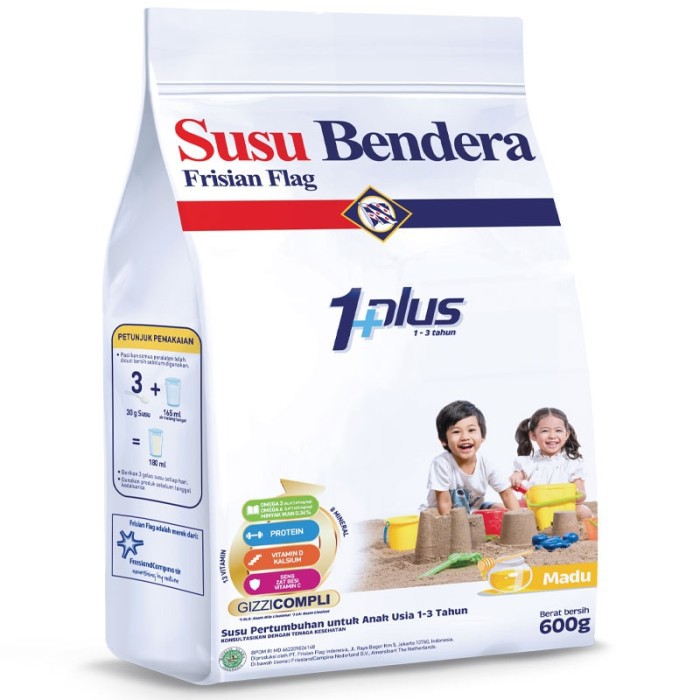 

Bendera 1+ Susu Pertumbuhan Madu 600G