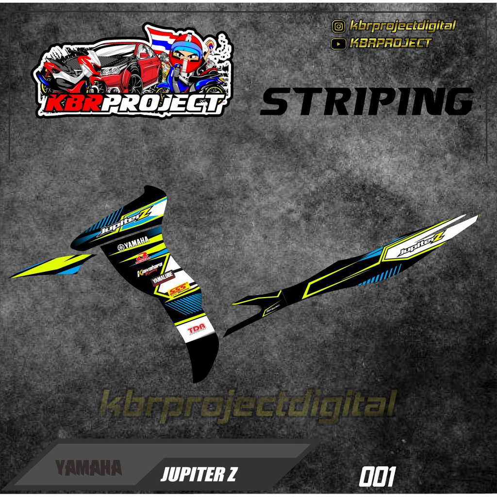  COD JUPITER  Z  STICKER STRIPING LIST JUPITER  Z  DESAIN KBR 